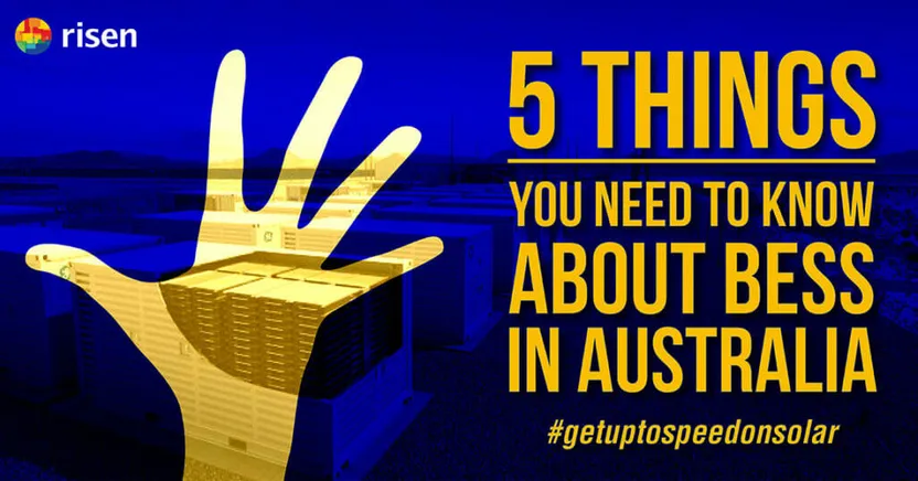 Five things to know about battery energy storage systems in Australia